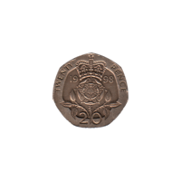 Preview 20 pence, 1998 reverse