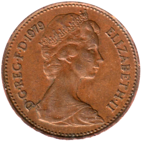 1 penny, 1979 Obverse