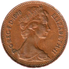 Preview 1 penny, 1979 obverse