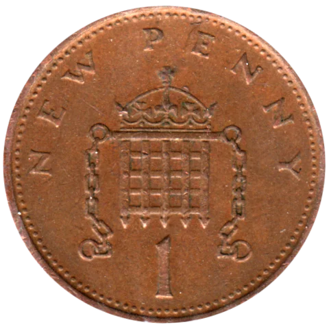 1 penny, 1979 Reverse