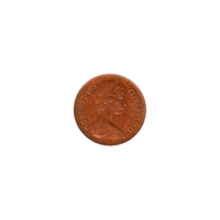 Preview ½ penny, 1973 obverse
