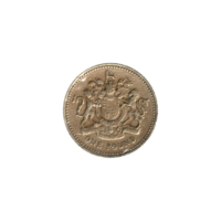 Preview 1 Pound, 1983 reverse