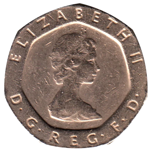 20 pence, 1983 Obverse