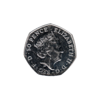Preview 50 pence, 2016 obverse