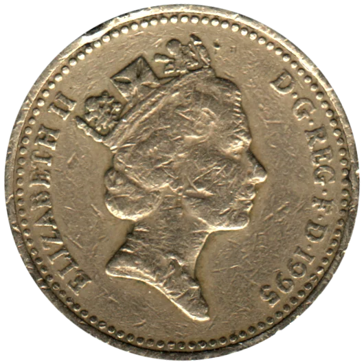 1 Pound, 1995 Obverse
