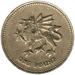 Preview 1 Pound, 1995 reverse