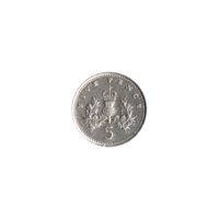 Preview 5 pence, 1992 reverse