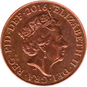 Preview 2 pence, 2016 obverse