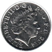 Preview 5 pence, 2014 obverse