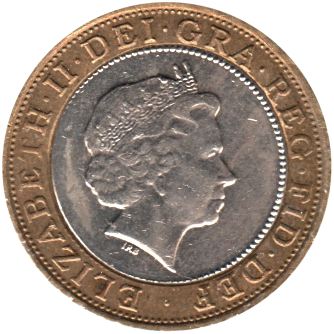 2 Pounds, 2009 Obverse