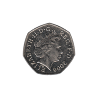 Preview 50 pence, 2006 obverse