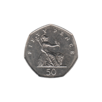 Preview 50 pence, 1998 reverse