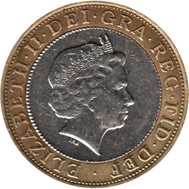 2 Pounds, 2007 Obverse