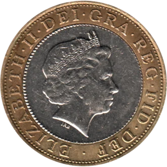 Preview 2 Pounds, 2007 obverse