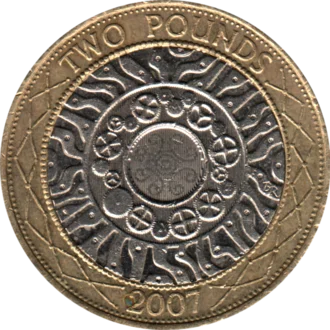 Preview 2 Pounds, 2007 reverse