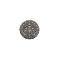 Preview 5 pence, 1996 reverse