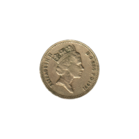 Preview 1 Pound, 1991 obverse