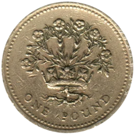 Preview 1 Pound, 1991 reverse