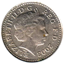 Preview 5 pence, 2003 obverse