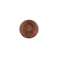 Preview ½ penny, 1976 reverse