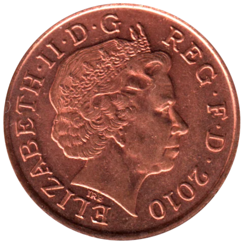 1 penny, 2010 Obverse
