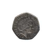 Preview 50 pence, 2001 obverse