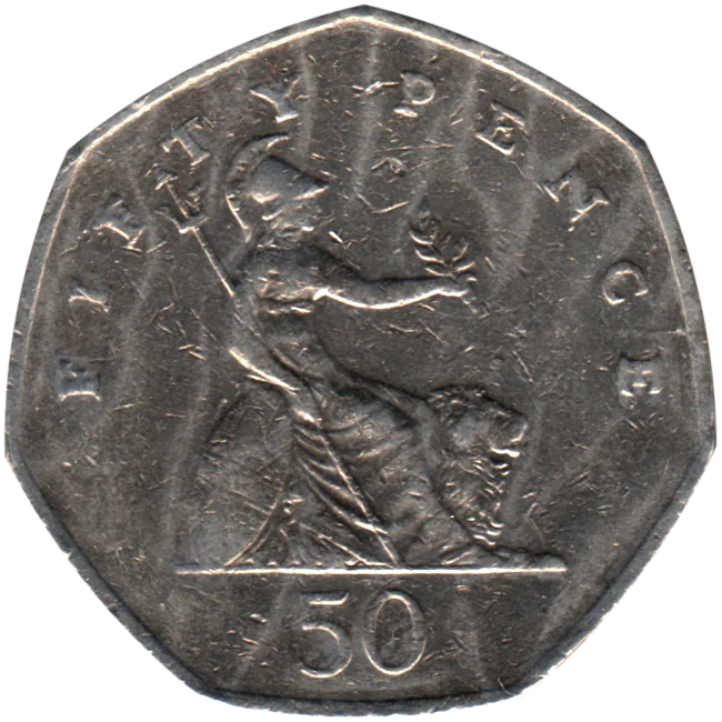 50 pence, 2001 Reverse