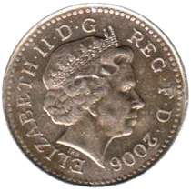 Preview 5 pence, 2006 obverse