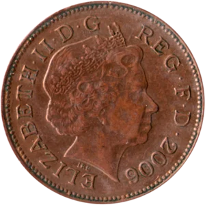 Preview 2 pence, 2006 obverse