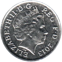 Preview 5 pence, 2013 obverse