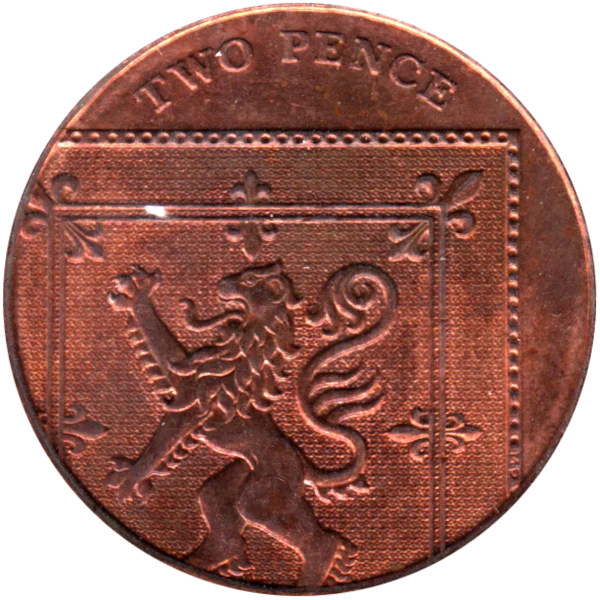2 pence, 2009 Reverse