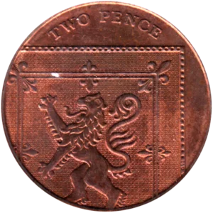 Preview 2 pence, 2009 reverse