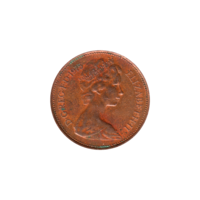 Preview 2 pence, 1975 obverse