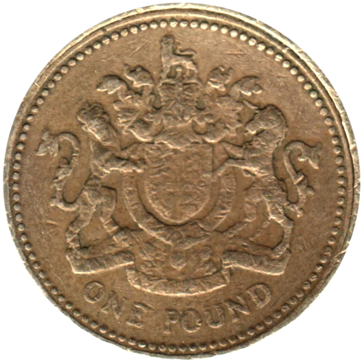 1 Pound, 1989 Reverse