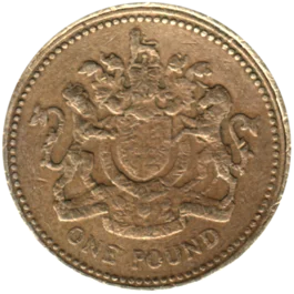 Preview 1 Pound, 1989 reverse