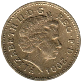 Preview 1 Pound, 2004 obverse