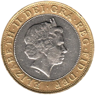 Preview 2 Pounds, 2001 obverse
