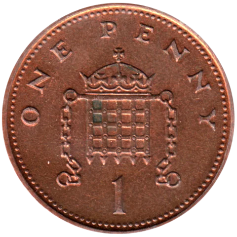 1 penny, 2001 Reverse