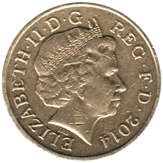 1 Pound, 2014 Obverse