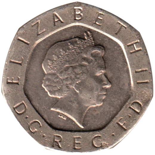 20 pence, 2003 Obverse