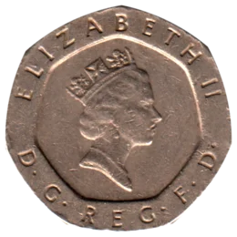 Preview 20 pence, 1989 obverse