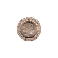 Preview 20 pence, 2002 obverse