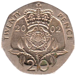 Preview 20 pence, 2002 reverse