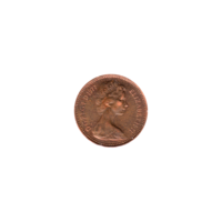 Preview ½ penny, 1977 obverse