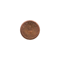 Preview ½ penny, 1977 reverse