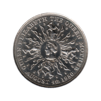 Preview 25 pence, 1980 reverse