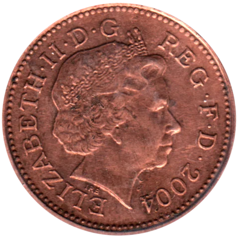 1 penny, 2004 Obverse