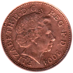 Preview 1 penny, 2004 obverse