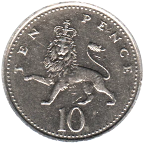 Preview 10 pence, 2001 reverse