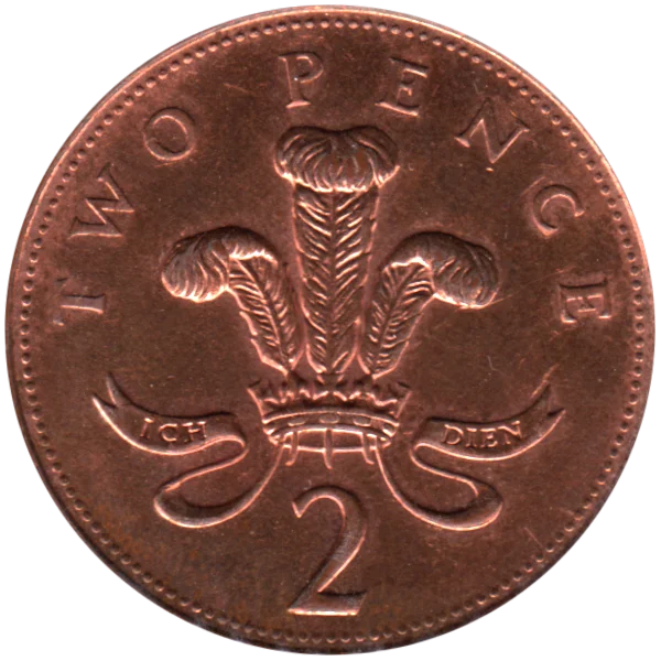 2 pence, 2007 Reverse